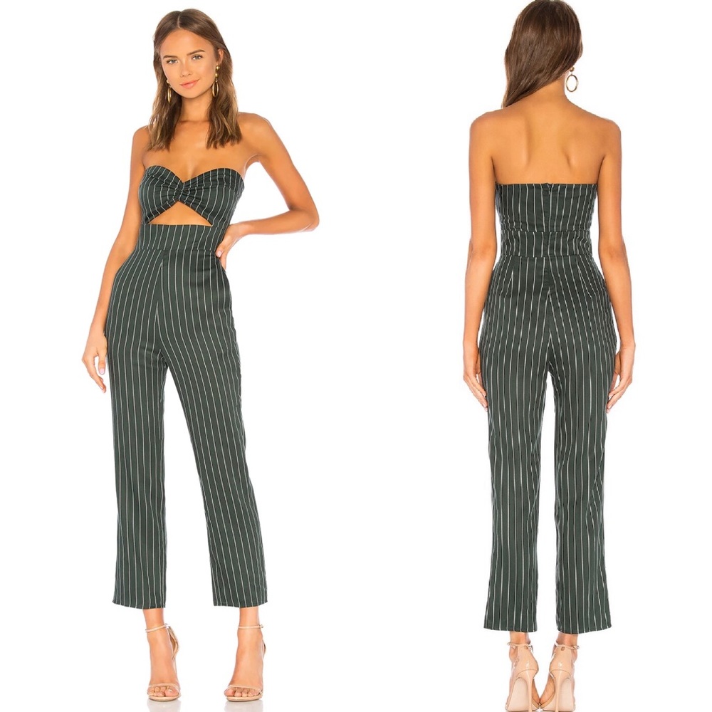 Privacy Please Forest Green Laurel jumpsuit